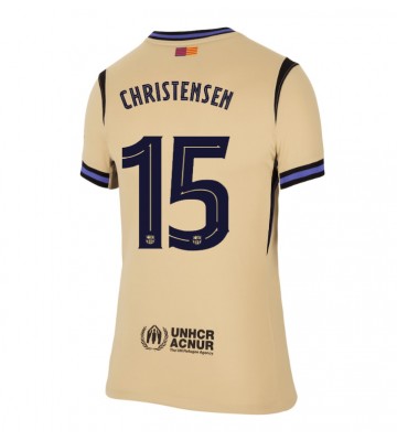 Barcelona Andreas Christensen #15 Udebanetrøje Dame 2025-26 Kortærmet